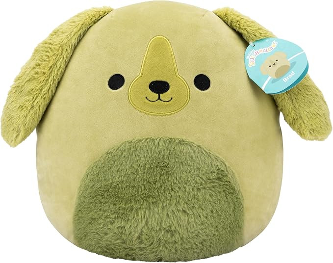Squishmallows Original 12in Brad The Green Retriever Dog – Official Jazwares Plush (Medium-Size... | Amazon (US)