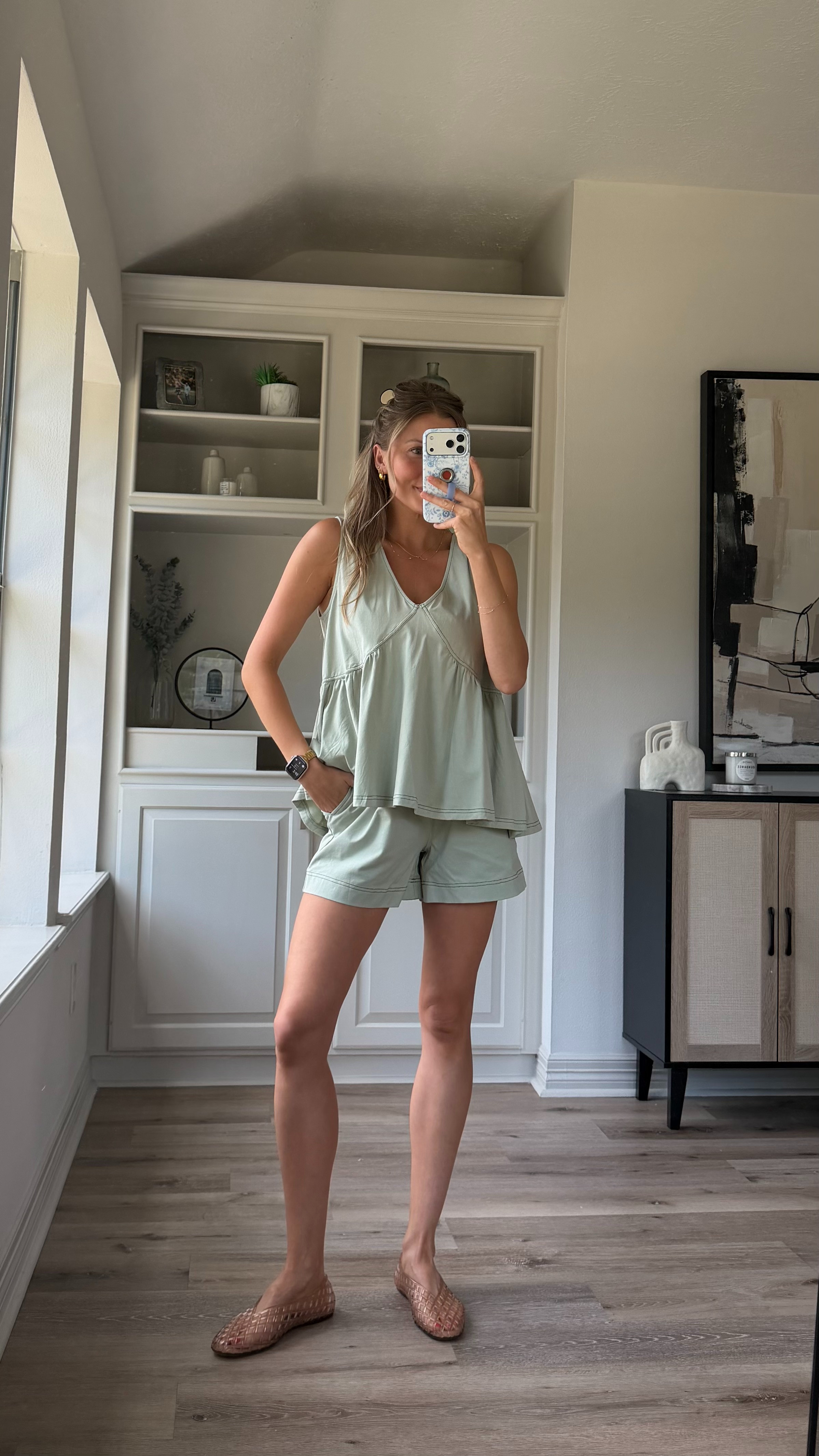 Cute, nursing friendly set for summer! Wearing small  

 #LTKootd #LTKmomlife