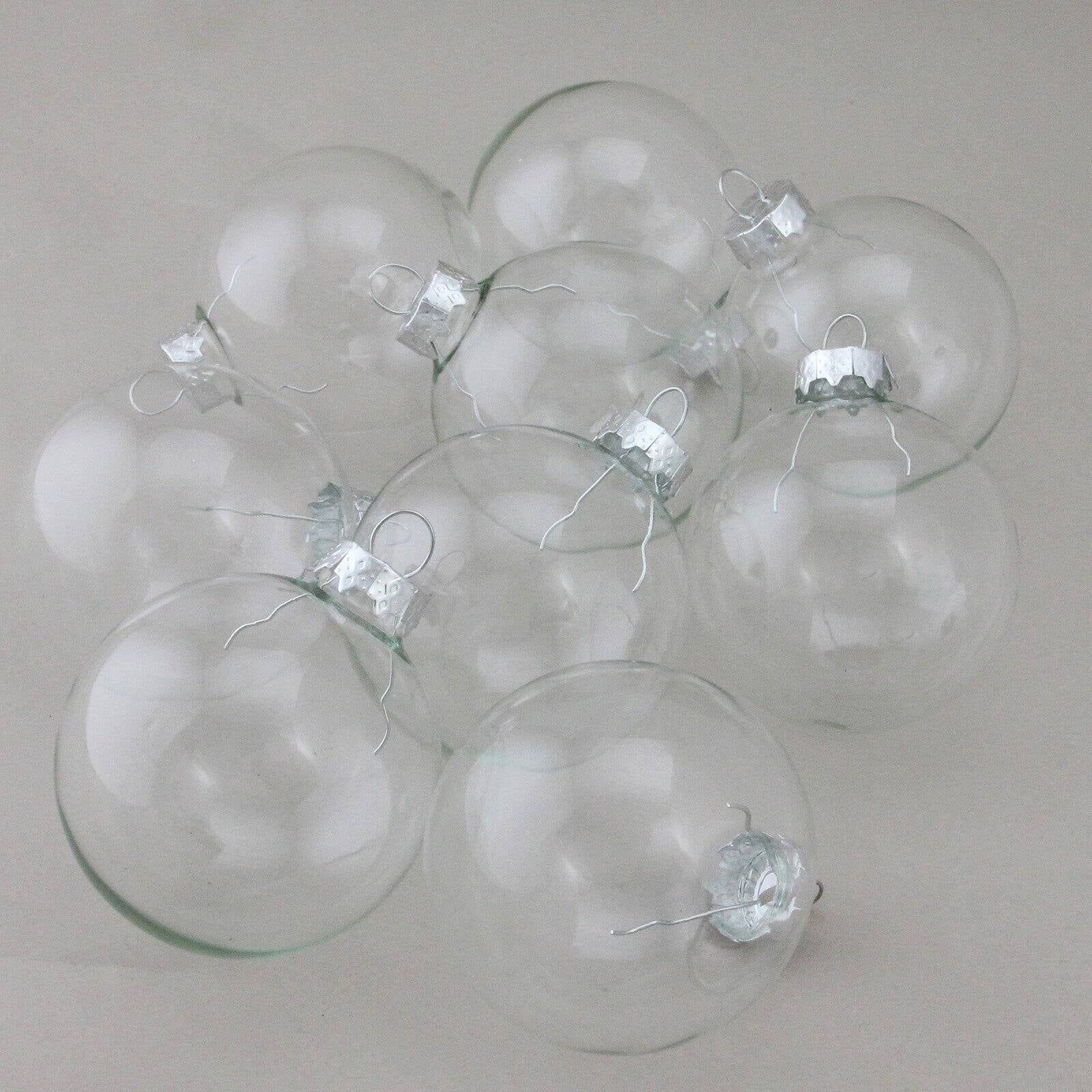 Northlight 2.5 in. Clear Glass Ball Ornament - Set of 9 - Walmart.com | Walmart (US)