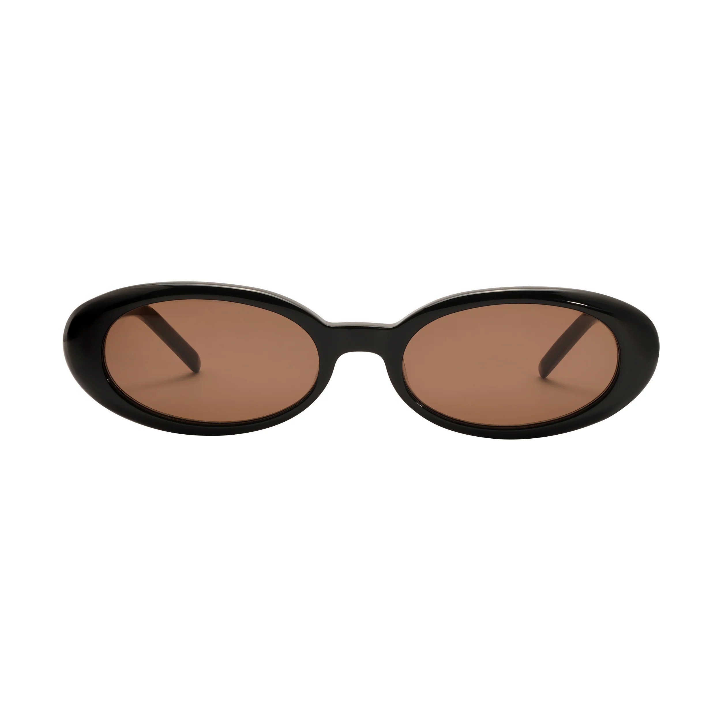 ESME GLASSES BLACK / BROWN LENS | Heaven Mayhem