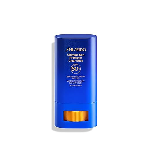 Shiseido Clear Sunscreen Stick - Invisible Broad-Spectrum Face Sunscreen - Wear Under & Over Make... | Amazon (US)