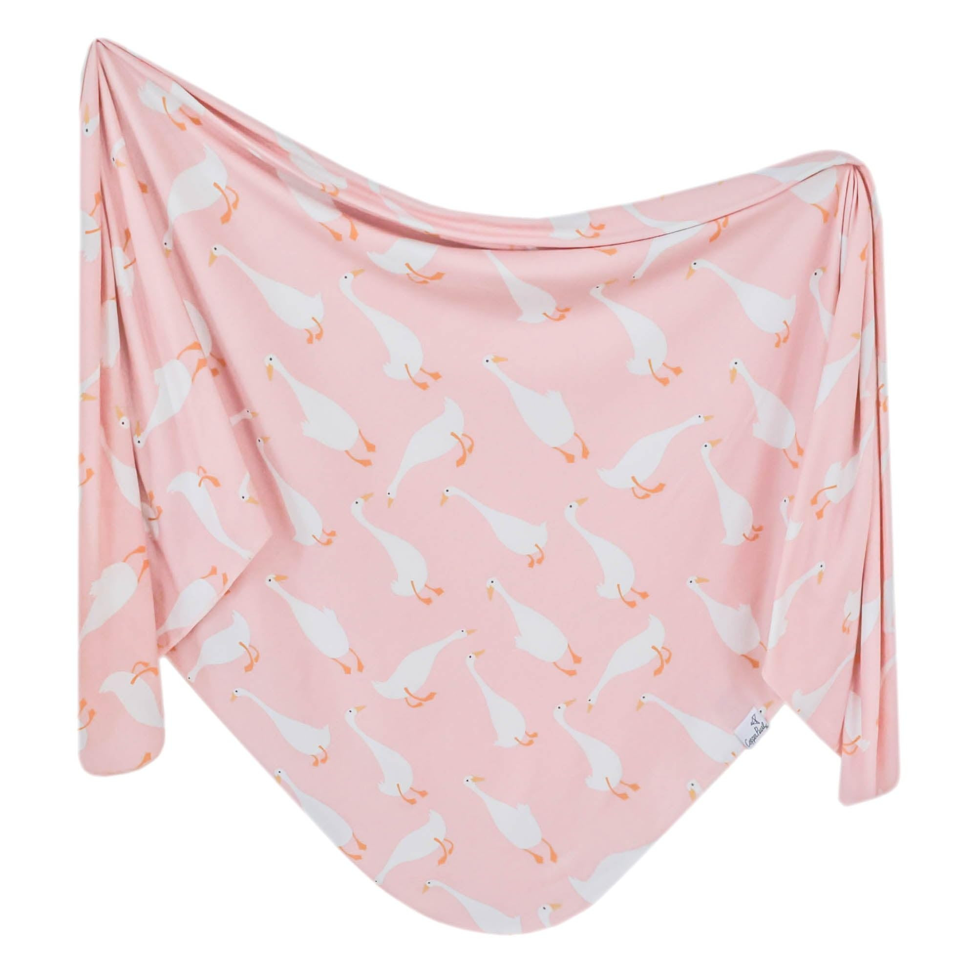 Copper Pearl Baby Swaddle Blanket - Premium Knit Baby Blanket, Large Soft Stretchy Receiving Blankets for Baby Girl, Swaddles for Newborn, Infant, and Toddler (Goosie) | Amazon (US)