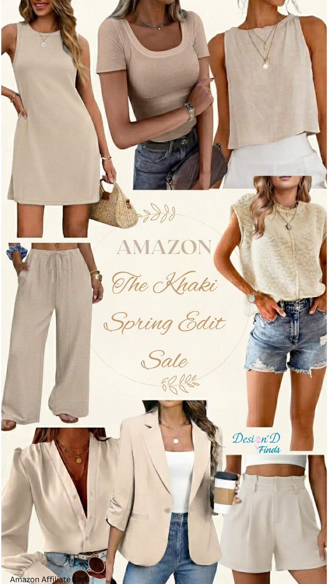 Amazon Spring neutrals on sale that instantly elevate your wardrobe — effortless, timeless, and pieces you’ll keep reaching for all season 🤍✨ 

 #springfashion #amazonsale #khaki #springsale #travel #ootd #LTKSaleAlert #LTKSwim #LTKTravel