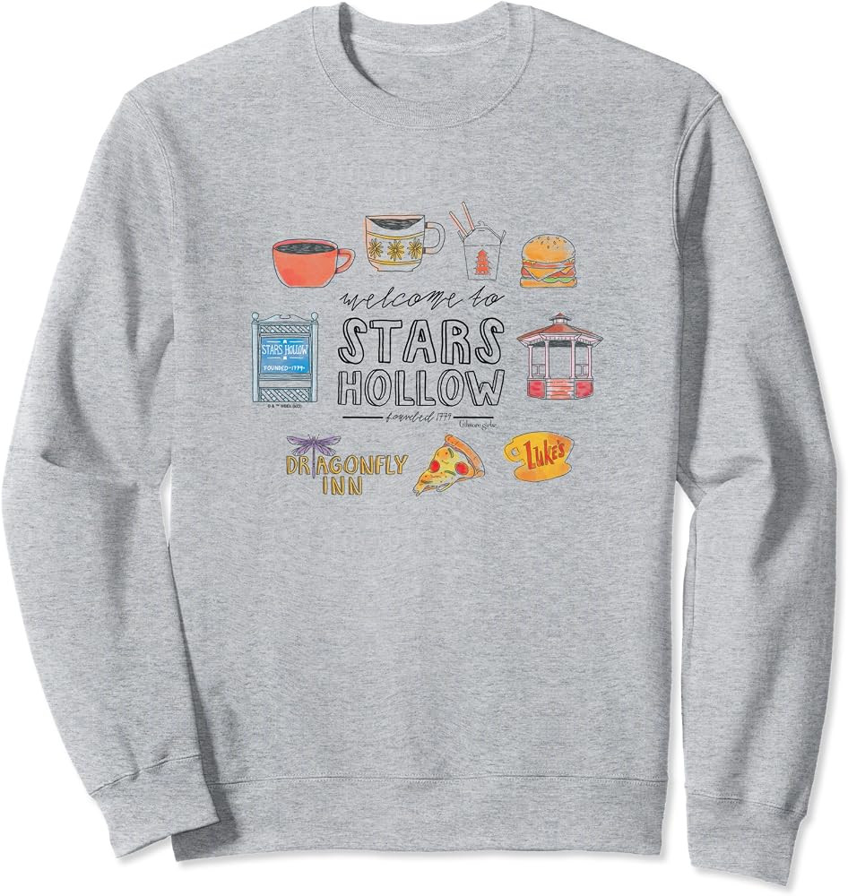 Gilmore Girls - Stars Hollow Grid Sweatshirt | Amazon (US)