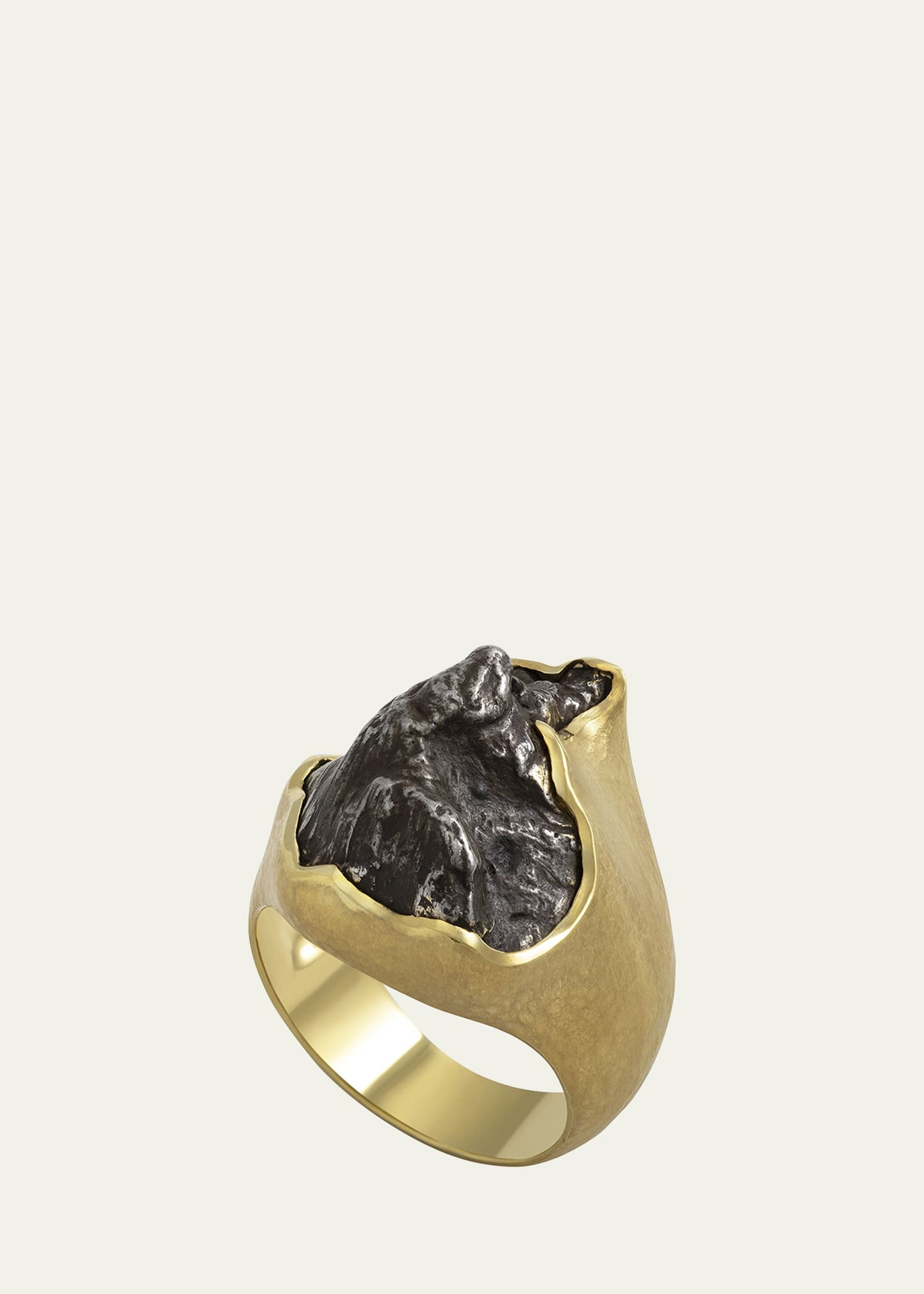 Jorge Adeler Men's 18K Yellow Gold Sikhote-Alin Ring | Bergdorf Goodman