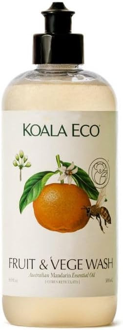 Koala Eco Fruit & Vegetable Wash - with Australian Mandarin Essential Oil - 16oz | Amazon (US)