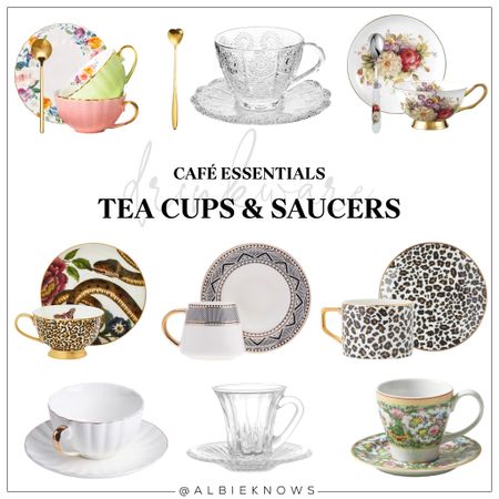 Tea Cups & Saucers 🫖 

#LTKhome #LTKSeasonal
