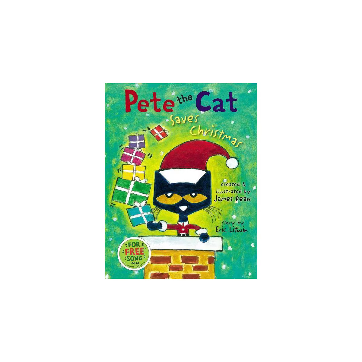 Pete the Cat Saves Christmas -  (Pete the Cat) by Eric Litwin (Hardcover) | Target