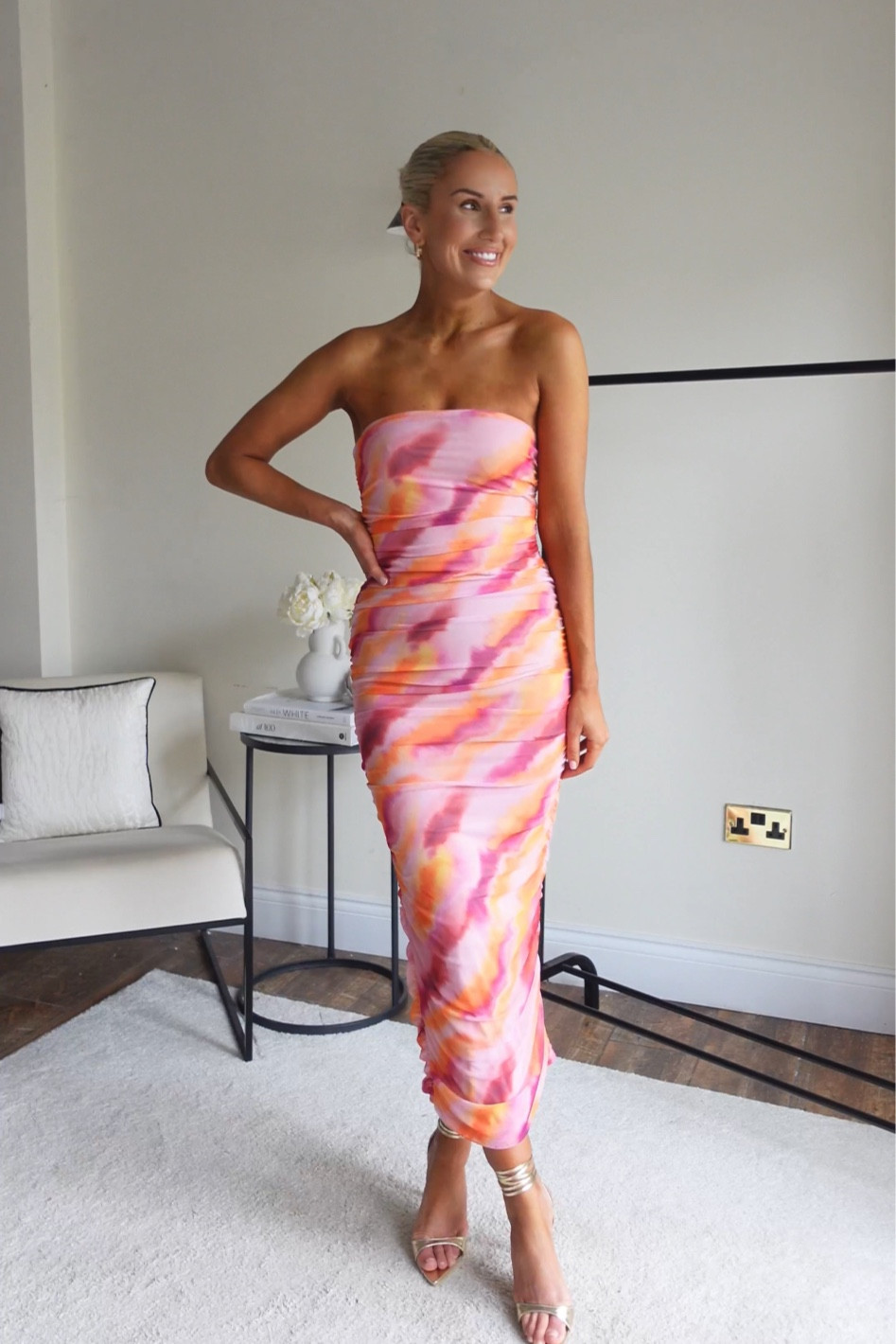 knee length dresses for ladies Ava Midi Dress