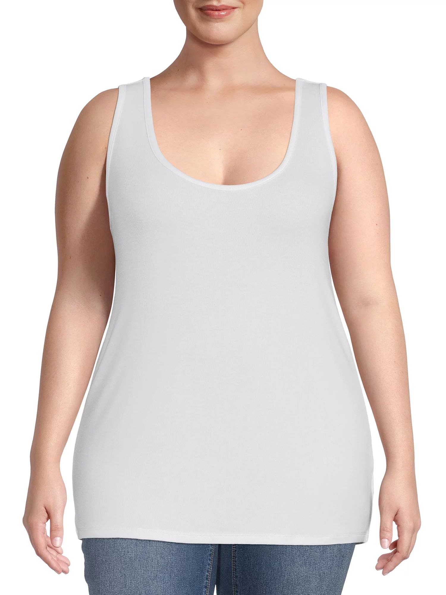 Terra & Sky Women's Plus Size Layering Tank Top | Walmart (US)