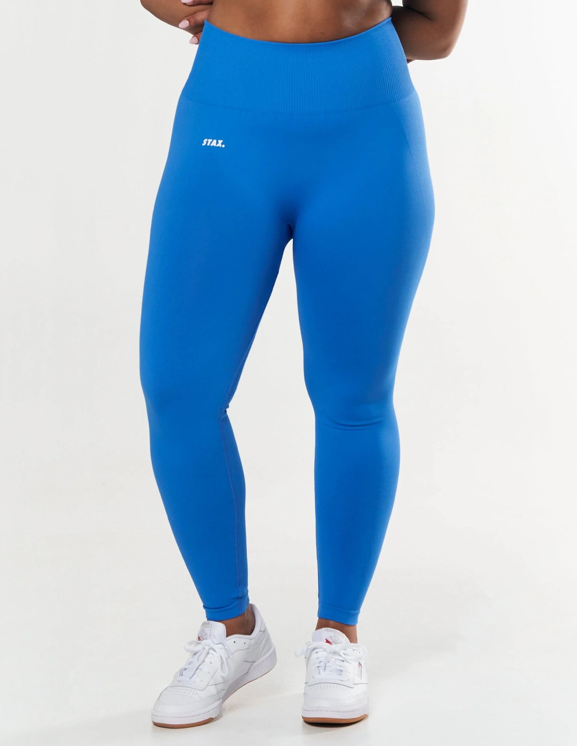 Premium Seamless Tights - Blue | STAX.