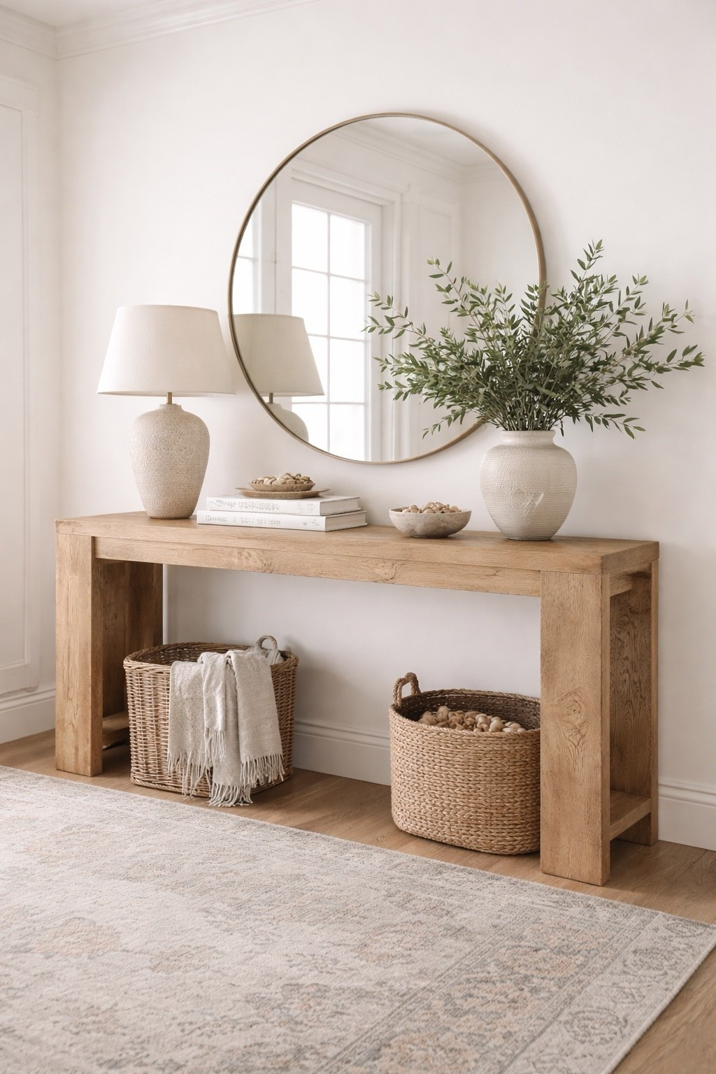 Entryway refresh anyone? 😍 This console table is the perfect piece for styling with a mirror, lamp, and a few decor accents. Simple, timeless, and makes the space feel so put together.
#wayfair

#LTKOver40 #LTKSeasonal #LTKHome