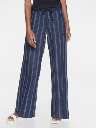 Cabo Tide Linen Wide Leg Pant | Athleta