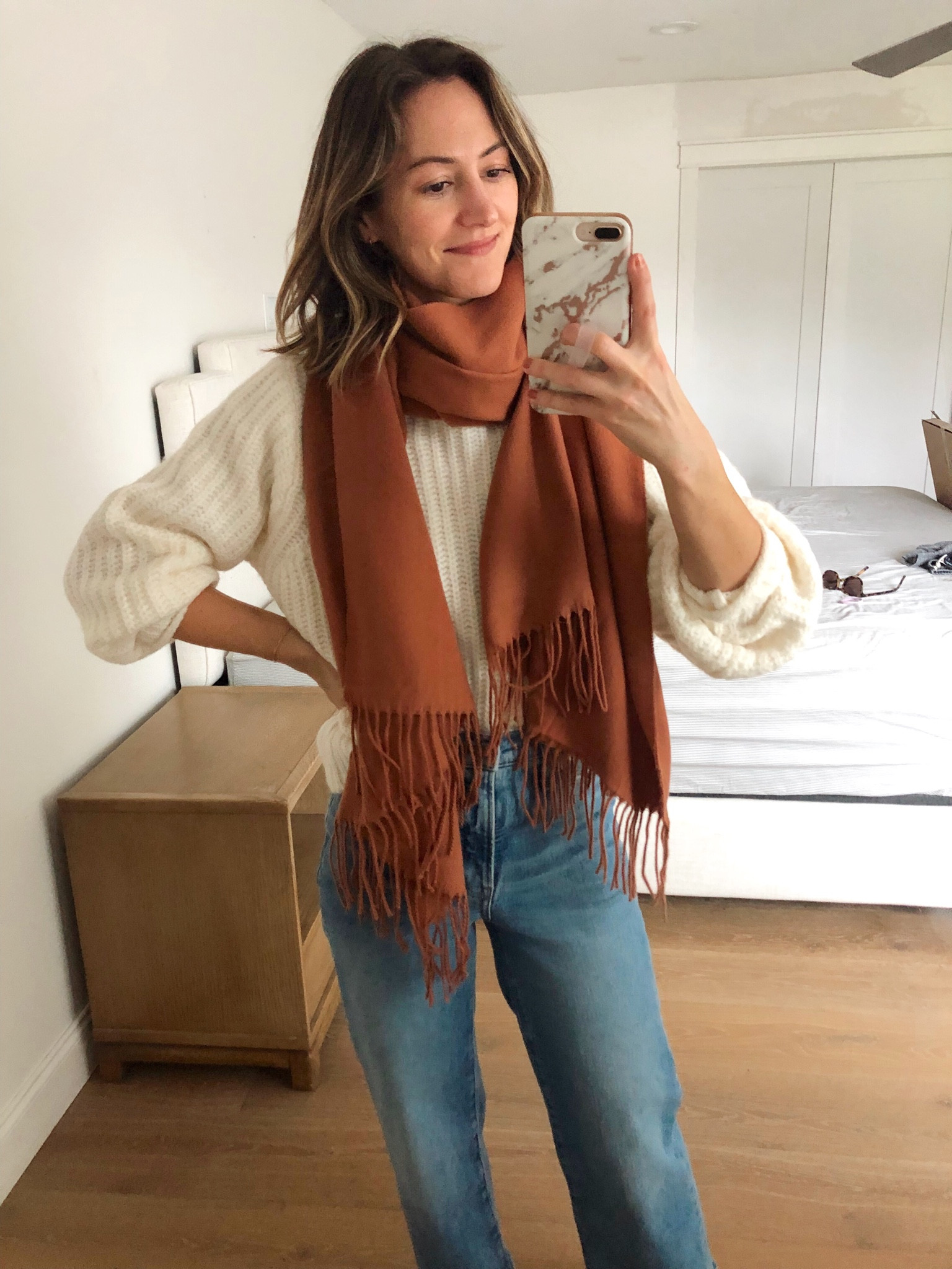 40% off site-wide at Madewell, plus gifts will arrive by Christmas!🙌✨Stock up on foolproof gifts like super soft scarves, cozy knit sweaters and more.😍🎁Small in sweater, this scarf comes in a charcoal, too, SO soft and cozy.💫

#LTKGiftGuide #LTKsalealert #LTKunder50