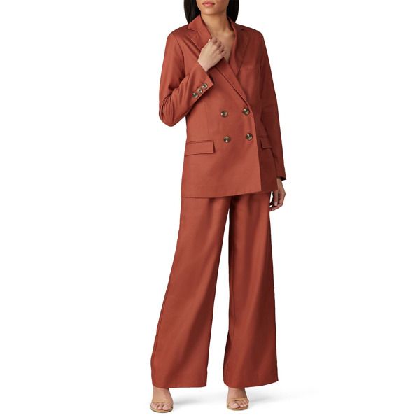 Sweet Baby Jamie Rust Blazer orange | Rent the Runway