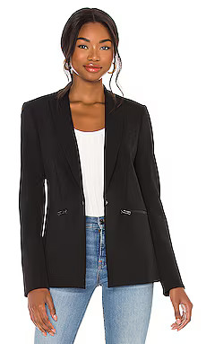 Veronica Beard Scuba Jacket in Black from Revolve.com | Revolve Clothing (Global)