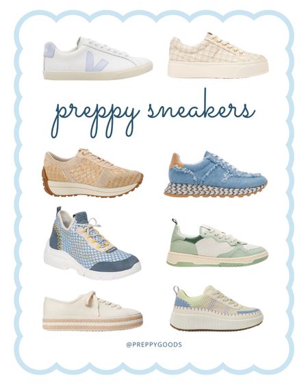 The cutest preppy sneakers for summer! Affordable, cute, and comfy.

Grandmillennial Shoes | Blue Sneakers | Rattan Sneakers

#LTKMidsize #LTKShoeCrush #LTKStyleTip
