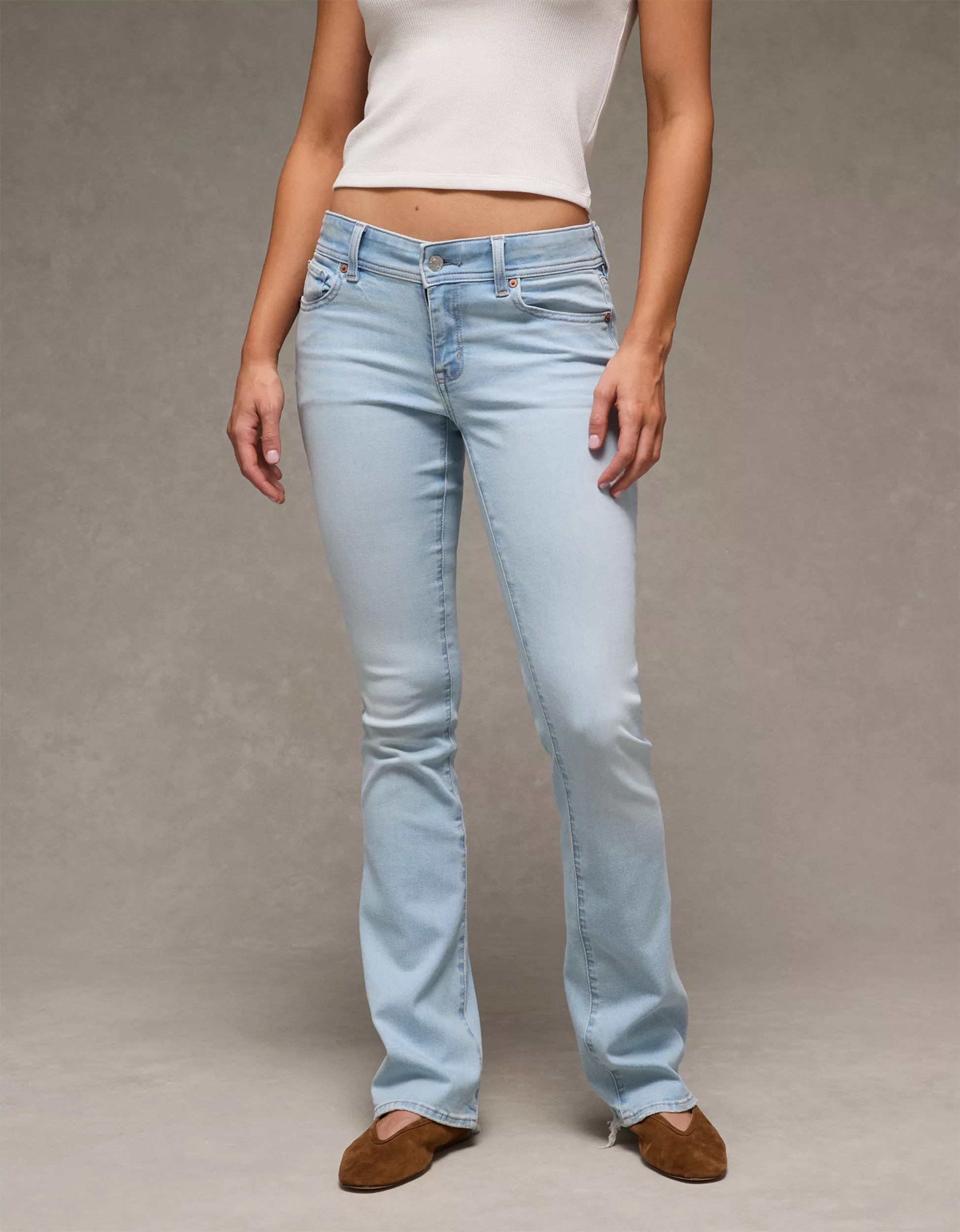 AE Next Level Low-Rise Kick Bootcut Jean | American Eagle Outfitters (US & CA)