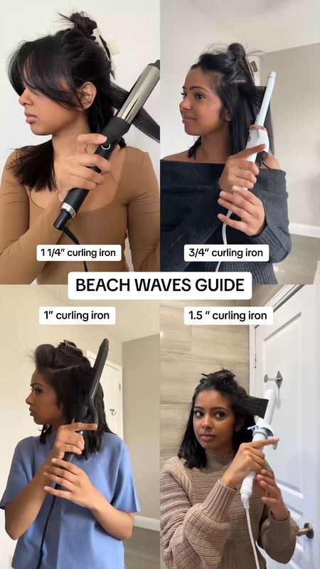 Beach waves guide, hairstyle, curling iron, hair tips 

#LTKbeauty
