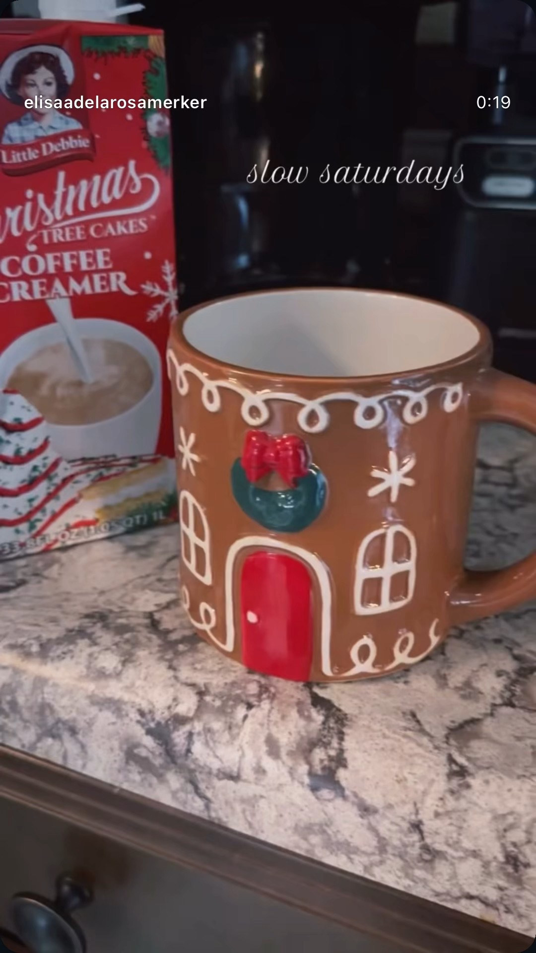 A little rest, a lot of coffee ☕️☕️☕️

Trying the viral Christmas Cake Creamer this morning courtesy of Little Debbie ❤️

Enjoying the peace of the morning before a few errands and a holiday event tonight🎄.

🎁Save this for your next quiet & cozy morning.

Anthro Vibes | Target | Holiday Coffee Mug | Home for Christmas | Cozy Finds | Coffee Moments

#LTKHoliday #LTKdayinmylife