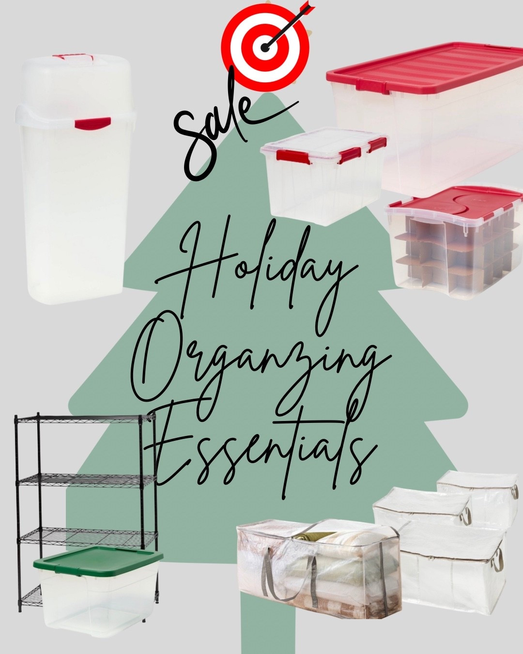 Stay organized before and after the holidays! 30% off today 
Pro Tips
1. Storage zipper moving bags are perfect for pillows and other seasonal bedding.
2. Stay Clear!!! Makes it simple to see
3.  Tall gift wrap containers- also store other tall holiday decor. 

Check at 🎯🎯 Target- 30% off 11/24!! 
#savannahorganizer 
