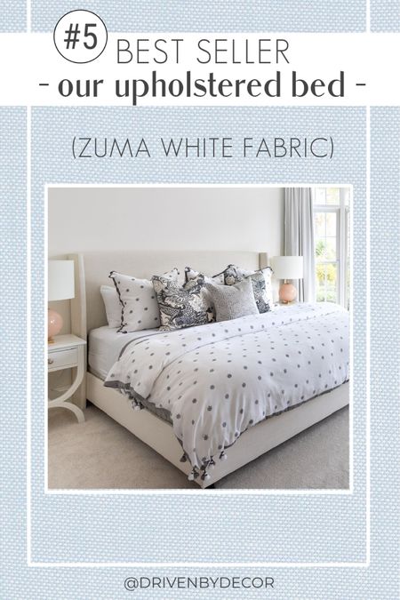 Love our upholstered Tilly bed in Zuma white fabric!

Home decor ideas, bedroom decorr

#LTKhome