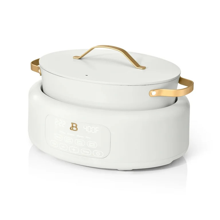 Beautiful 10 in 1, 6 Qt Electric Multi-Cooker, White Icing by Drew Barrymore | Walmart (US)