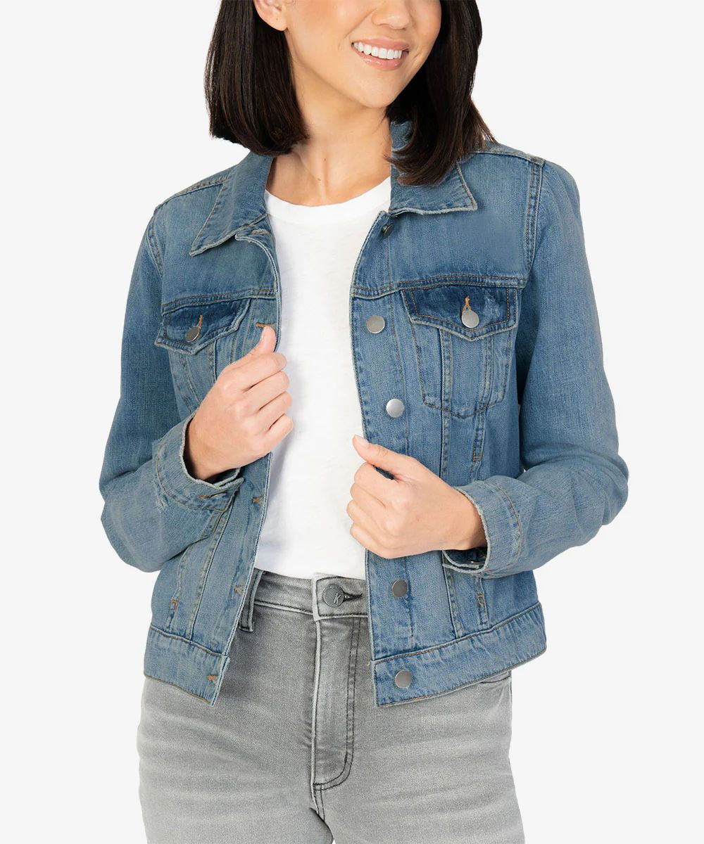 Julia Denim Jacket (Strategic Wash) - Kut from the Kloth | Kut From Kloth