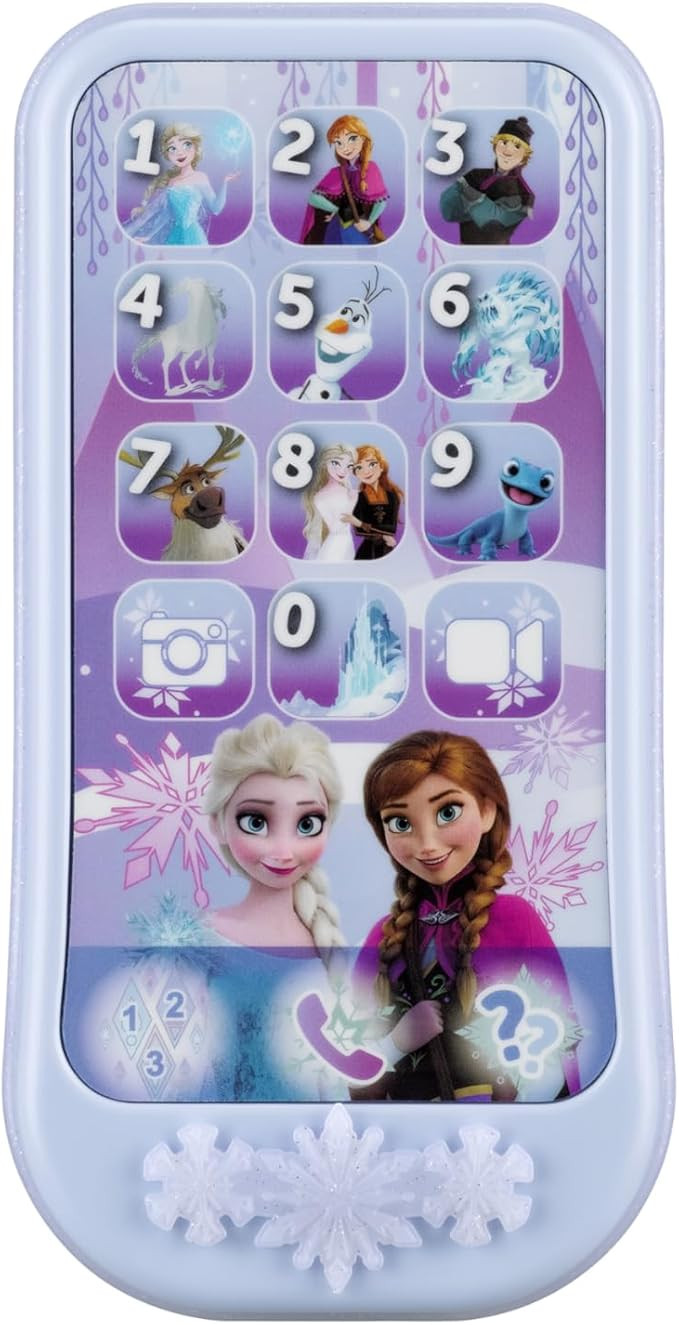 eKids Disney Frozen Toy Phone for Kids, Toddler Toys with Preschool Learning Activities Designed ... | Amazon (US)