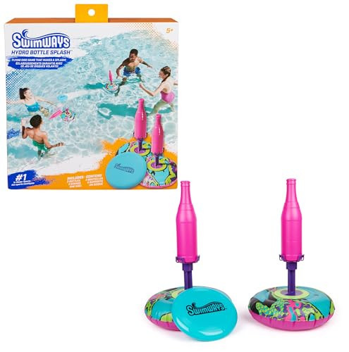 SwimWays Hydro Bottle Splash, Pool Toys for Kids and Adults, Throwing Disc Swimming Pool Game, Outdoor Toys for Kids Aged 5 & Up | Amazon (US)