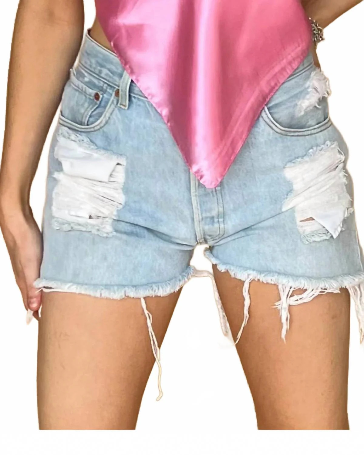 Vinntage Shorts In Denim | Shop Simon