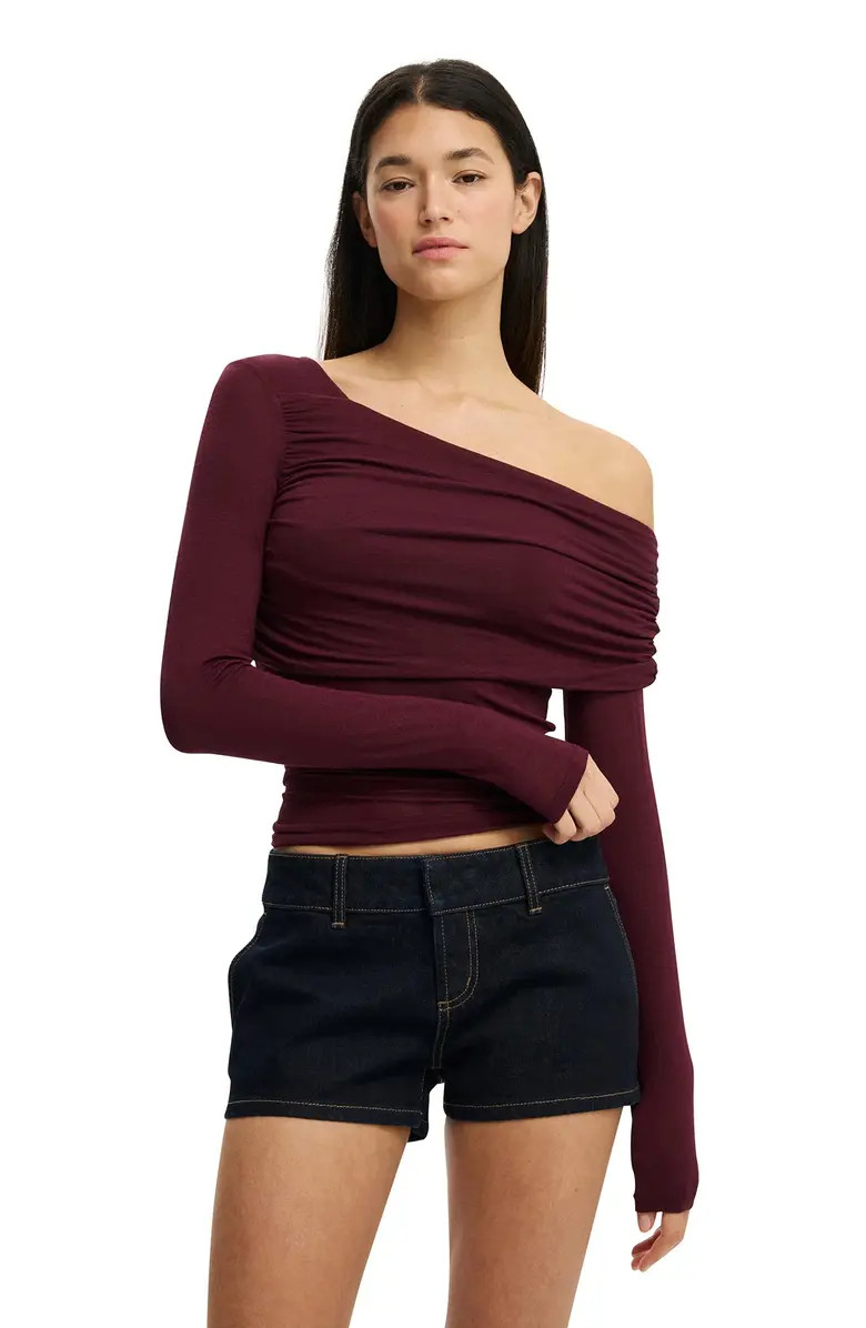 Cotton On Women's One Shoulder Base Layer Long Sleeve | Nordstrom | Nordstrom