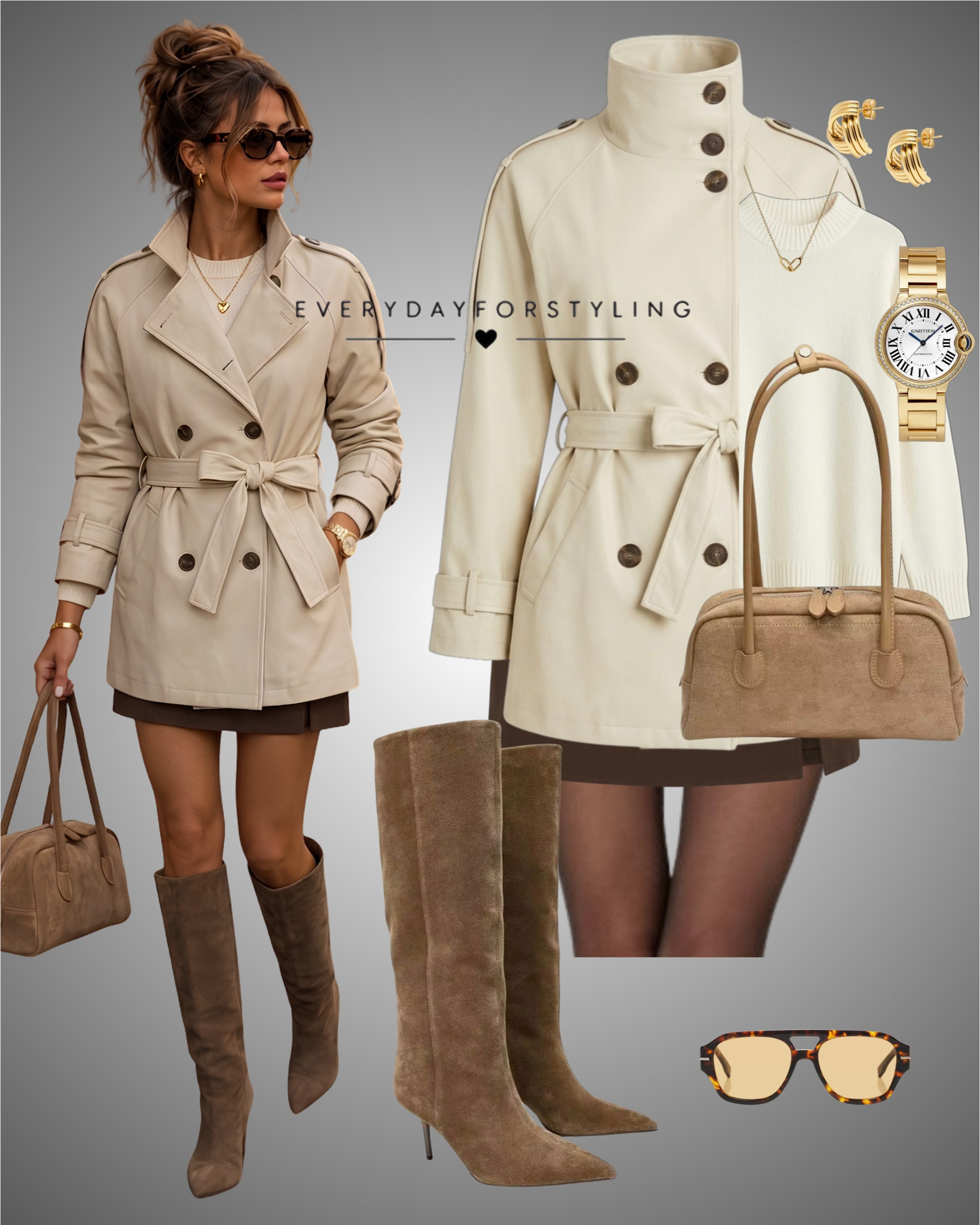Cream trench coat, Mini skirt & Knee-high boots — effortless chic for crisp fall days 🤎

shein fall outfits, shein autumn outfits, fall outfits for women 2026, autumn outfits for women 2026, chic fall outfit ideas, autumn fashion outfit ideas, fall fashion trends 2026, autumn fashion trends 2026, shein fall fashion 2026, shein autumn fashion, casual fall outfits for women, elevated fall outfits, classy fall outfits for women, neutral fall outfits, burgundy fall outfits, fall layering outfits, trench coat fall outfit, pleated skirt fall outfit, fall workwear outfits women, uk autumn outfit ideas, us fall outfit ideas


#LTKSeasonal #LTKTravel #LTKootd