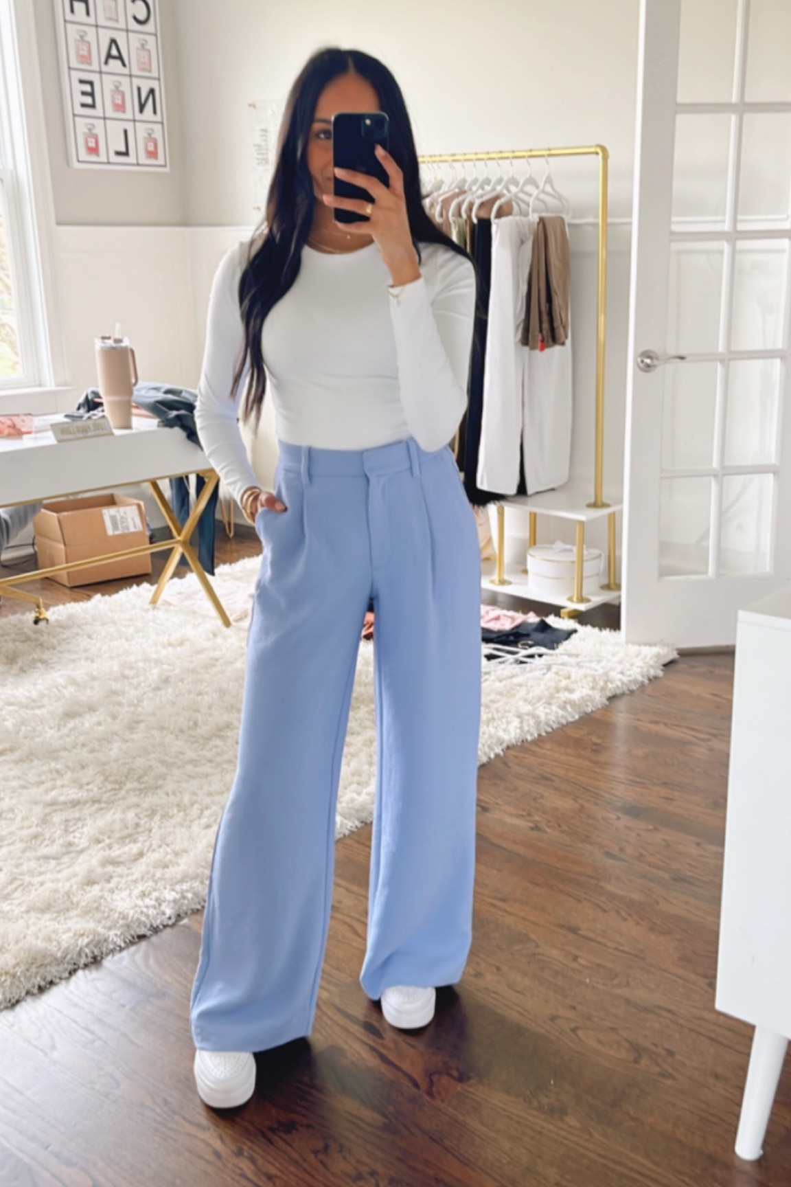 Abercrombie sale
Blue pants 24R
White bodysuit XS

#LTKsalealert #LTKSale #LTKstyletip