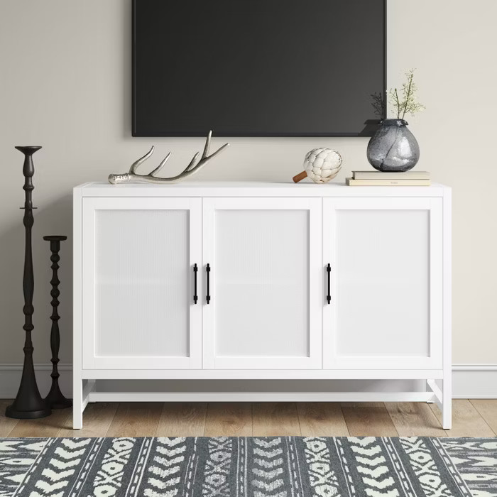50" Warwick 3 Door Accent Media Cabinet - Threshold™ | Target