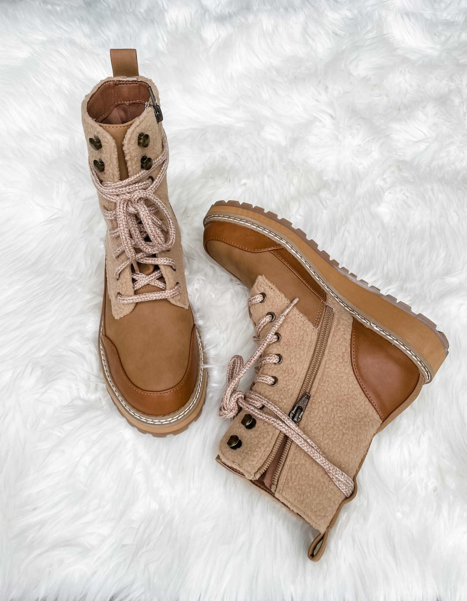 Sherpa hiking boots from Target. Fit is tts. Great fall and winter boot. 

#LTKshoecrush #LTKstyletip #LTKunder50