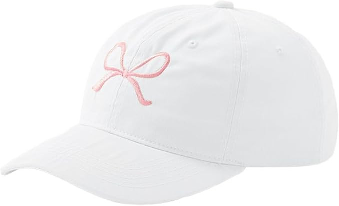 Bow-Tie Baseball Cap for Women Fashion Sun Hats for Women Trucker Hat Y2k Sun Cap Visor Cap Hikin... | Amazon (US)