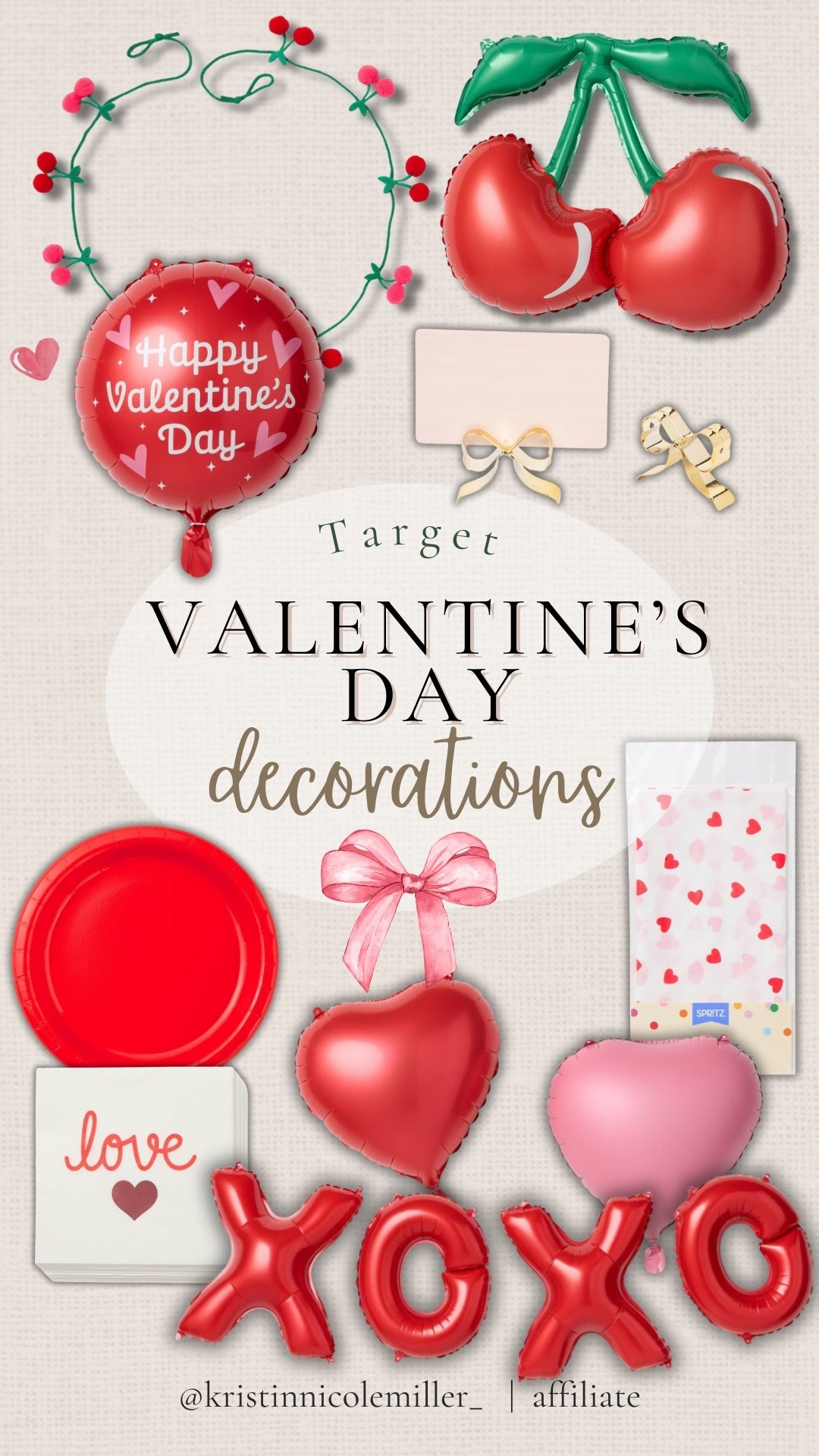 Target Valentine’s day decorations! 

Affordable mom favorites parties party trending red pink bows hosting 

#LTKFindsUnder50 #LTKSeasonal #LTKHoliday