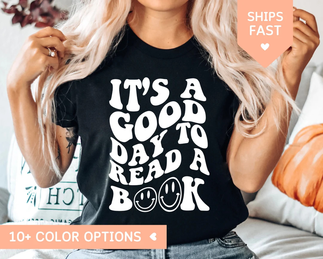 It's A Good Day to Read A Book Shirt for Women Reading - Etsy | Etsy (US)