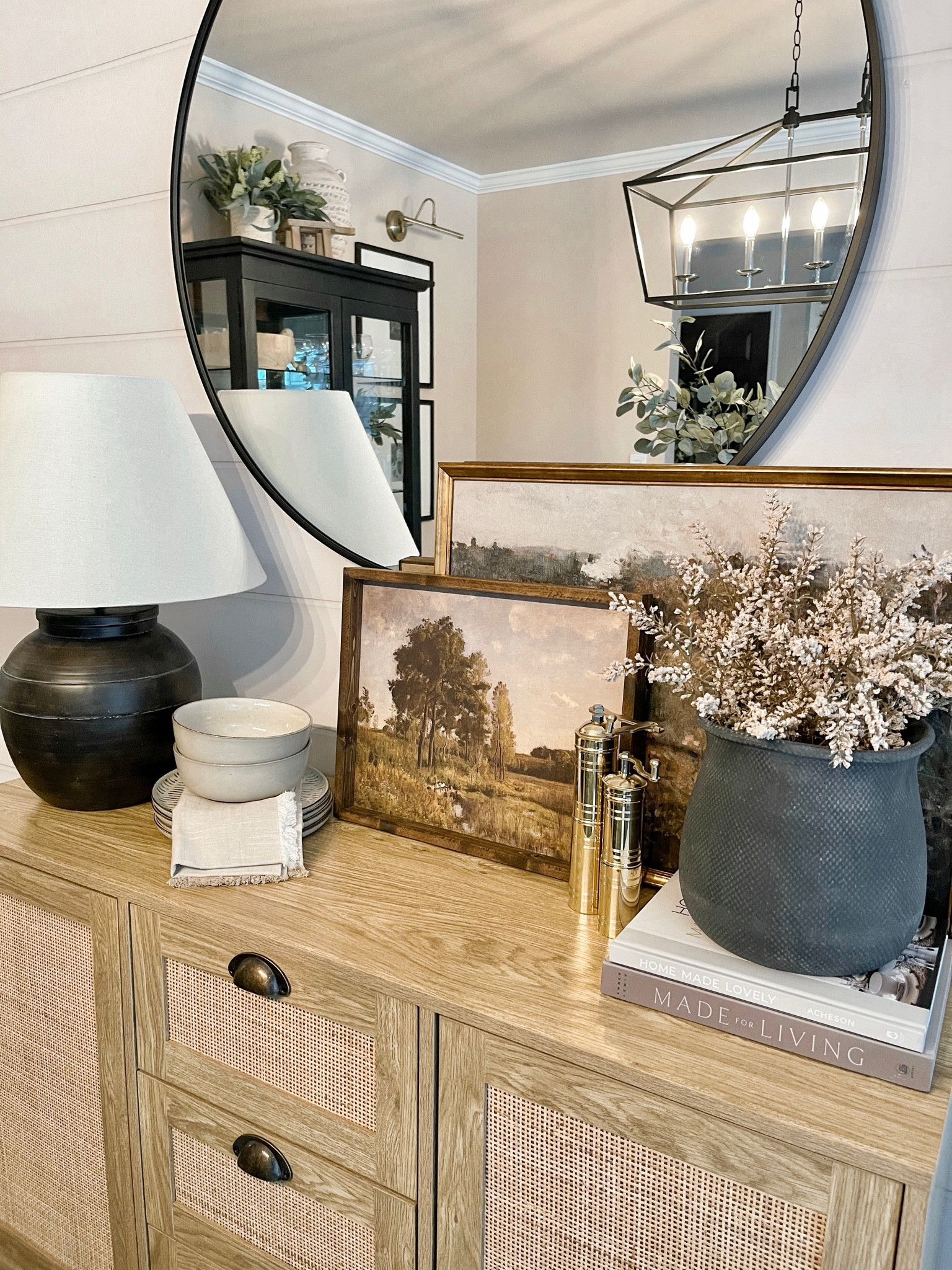 Sideboard Styling. Follow @farmtotablecreations on Instagram for more inspiration. Console Table Styling. Dining Room Console. Dining Room Inspiration. Digital Art. Framed Art Work. Target Lamp. Home Decor  

#LTKunder50 #LTKhome #LTKFind
