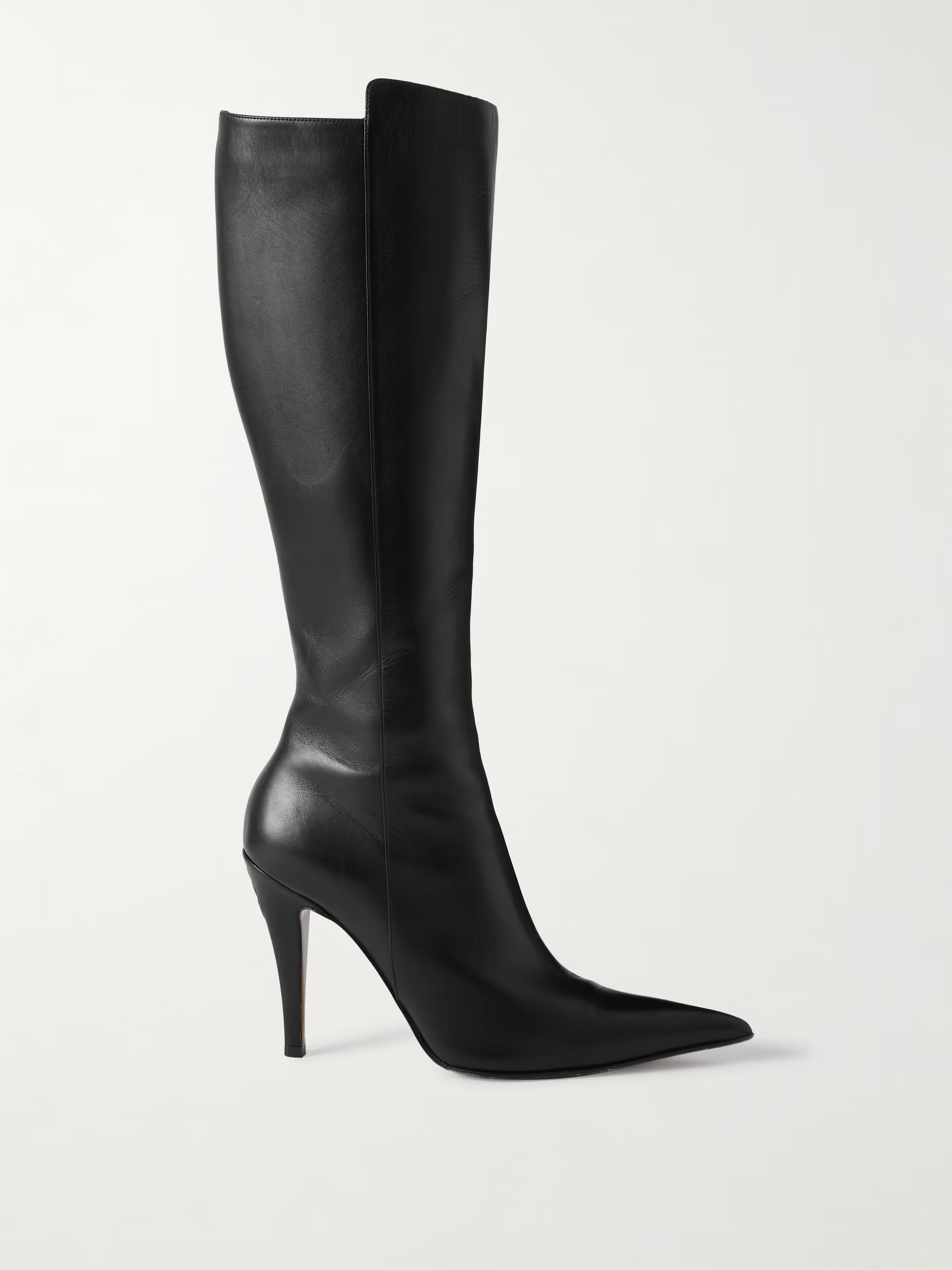 Leather knee boots | NET-A-PORTER (US)