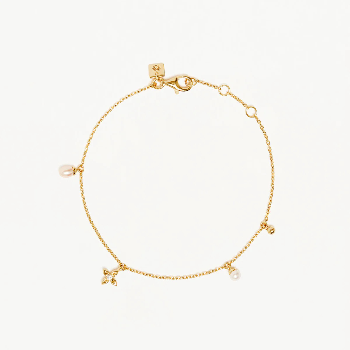 18k Gold Vermeil Live in Peace Bracelet | By Charlotte