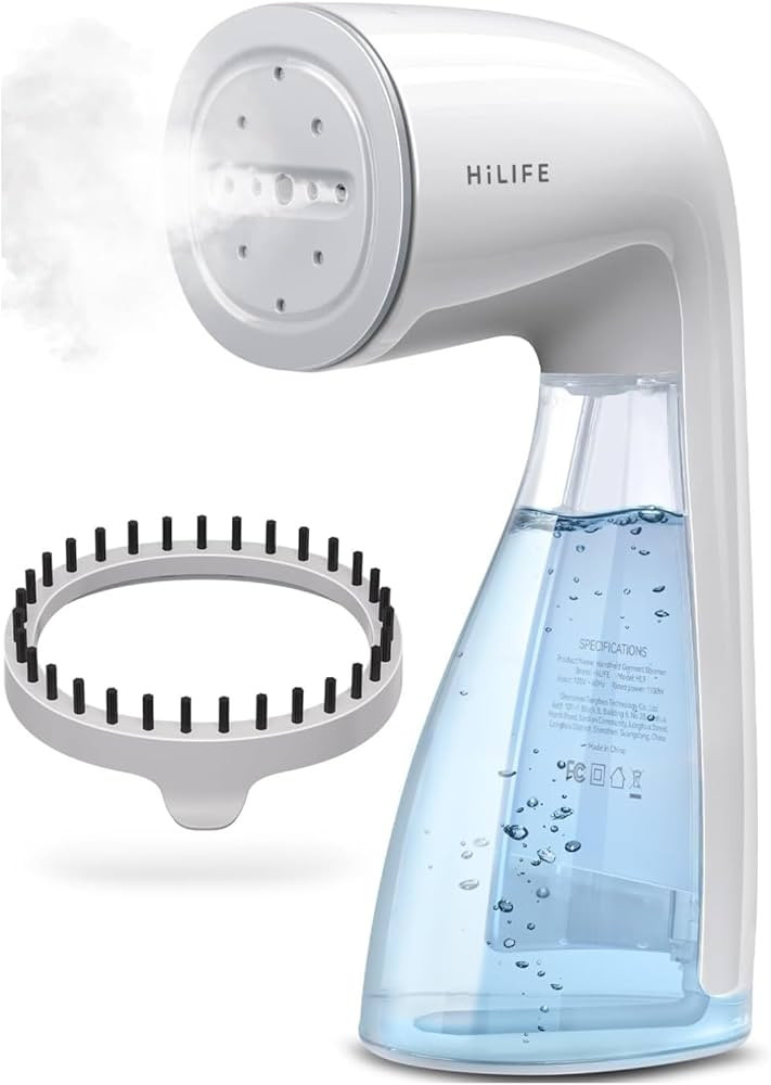 HiLIFE Upgraded Steamer for Clothes, Handheld Portable Design, 1100W Powerful Steam, 300ml Larger... | Amazon (US)