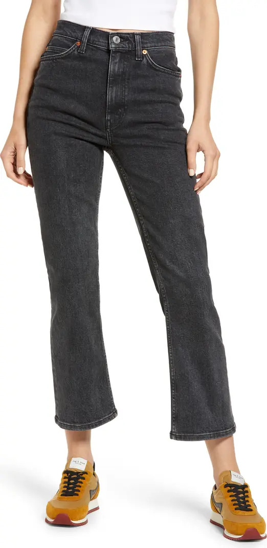 '70s High Waist Crop Bootcut Jeans | Nordstrom