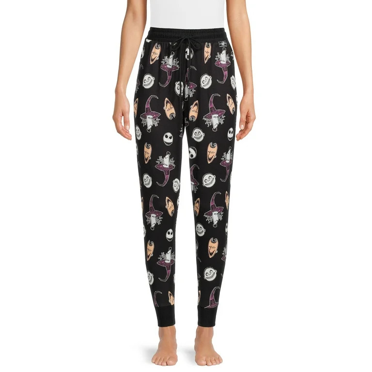 Disney's Nightmare Before Christmas Women's and Women's Plus Size Graphic Jogger Pants | Walmart (US)