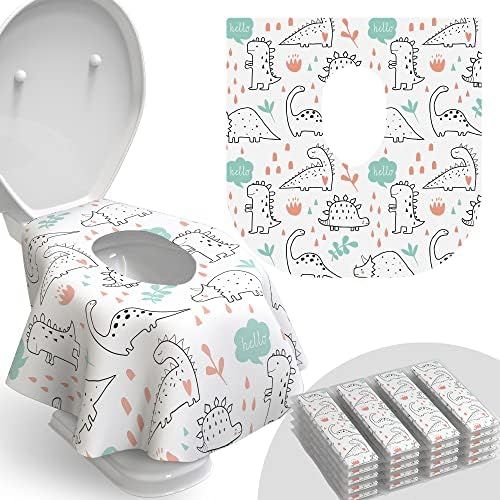 Toilet Seat Covers Disposable - 20 Pack - Waterproof, Ideal for Kids and Adults – Extra Large, Indiv | Amazon (US)