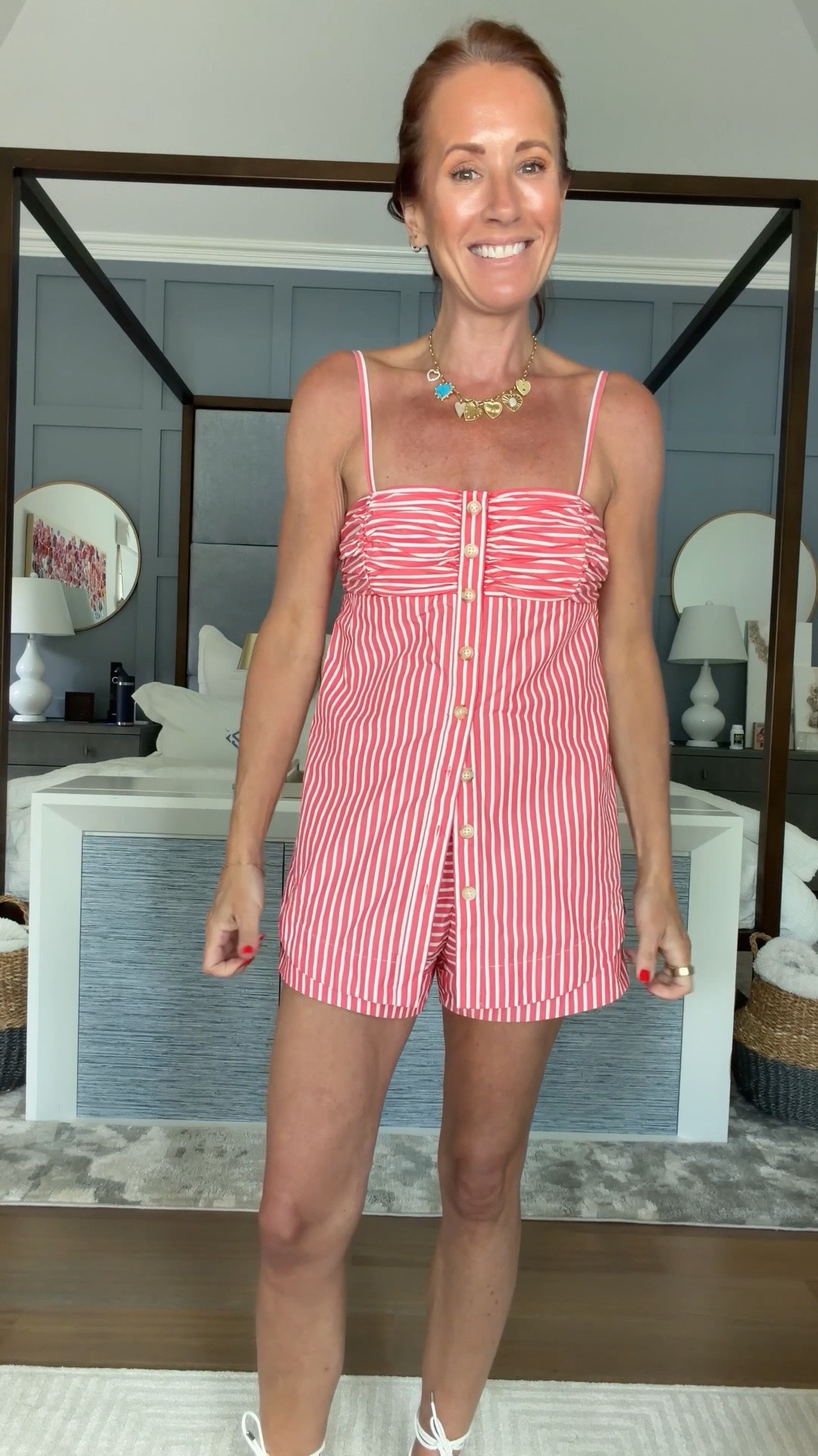 Anthropologie never misses when it comes to summer rompers 🤍 These two are the definition of throw-on-and-go style—cute, comfortable, and instantly look like you put in way more effort than you did. The striped romper is such a fun vacation piece, and the ruffle romper is perfect for everything from brunch to beach days. Both are under $160 and exactly why Anthro is always my first stop for summer outfits. Linking both plus a few other favorite Anthropologie rompers and jumpsuits for the season. ☀️ #AnthropologieStyle #SummerRomper #VacationOutfit #SummerFashion #ResortWear #EasySummerStyle #AnthropologieFinds #SummerOutfitIdeas
@Anthropologie

#LTKootd #LTKOver40 #LTKPetite