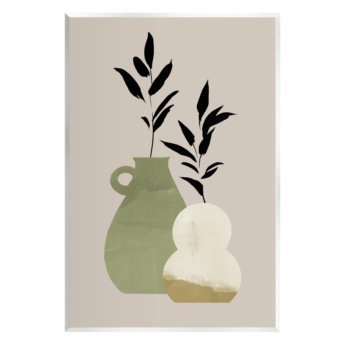 " Modern Plant Vase Leaves " by Jacob Green | Wayfair North America