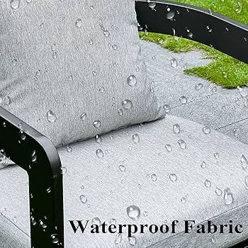 Patio Dining Chairs Set of 2, Modern Outdoor Dining Chairs with Cushions & Backrest, Dining Chair... | Amazon (US)