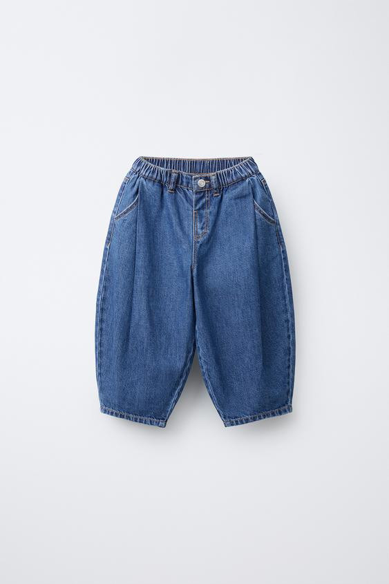 BALLOON DENIM PANTS | Zara US